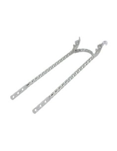 Wing Twisted Square 24 Sissy Bar Chrome.